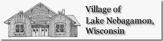 Village Of Lake Nebagamon Wisconsin